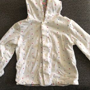 Baby girl 12 month reversible sweater